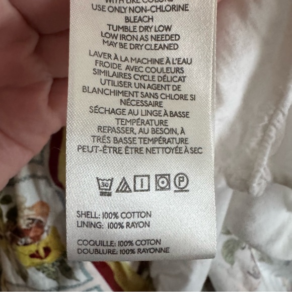 Anthropologie Floral Animal Patterned Smocked Midi Dress - Picture 7 of 7